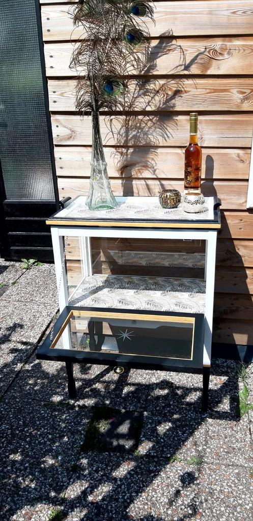 Theekastje drankkastje, Huis en Inrichting, Slaapkamer | Nachtkastjes, Zo goed als nieuw, Hout, Ophalen