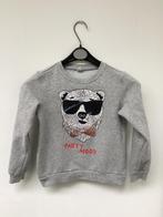 Trui /sweater grijs met dier 134/140, Gebruikt, Trui of Vest, Ophalen of Verzenden, Hema