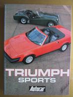 1981 Boek: TRIUMPH SPORTS, from the archives of "Autocar", Ophalen of Verzenden, Zo goed als nieuw
