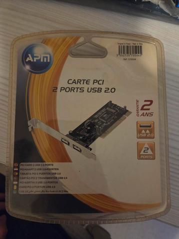 APM USB2.0 2-Port PCI Card beschikbaar voor biedingen