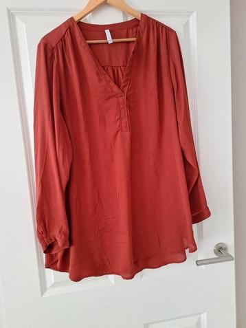 Mouwe rode blouse Miss Etam maat 52 beschikbaar voor biedingen