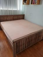 houten bed van Beter Bed inclusief lattenbodem en matras, Gebruikt, Eenpersoons, Hout, Ophalen