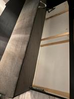 Boxspring 160 x 200 met 2 nacht kastjes met lamp, Huis en Inrichting, Ophalen, Zwart, Tweepersoons, Zo goed als nieuw