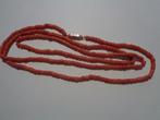 Bloedkoralen ketting met gouden slot, Sieraden, Tassen en Uiterlijk, Antieke sieraden, Verzenden, Goud, Ketting, Met edelsteen
