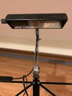 muziekstandaard met lampje en houder voor drinkflesje, Ophalen, Gebruikt, Muziekstandaard