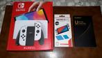 Oled model Nintendo Switch (nieuwstaat) incl veel extra's!, Nieuw, Met 3 controllers of meer, Met harde schijf, Switch OLED