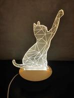 Geometrische lamp kat!, Huis en Inrichting, Ophalen of Verzenden, Gebruikt, Minder dan 50 cm
