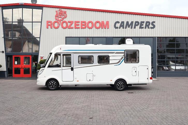 Hymer B 598 CL Ambition Eilandbed + Hefbed + Garage EURO 6, Caravans en Kamperen, Campers, Bedrijf, tot en met 4, Integraal, Hymer