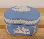 Wedgwood Blue Jasperware Boonvormig doosje, Ophalen of Verzenden