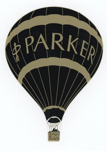 Parker sticker luchtballon beschikbaar voor biedingen
