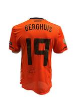 Matchworn & Gesigneerd Oranje Shirt Berghuis #19, Maat M, Ophalen of Verzenden, Nieuw, Shirt