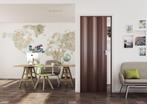 Luciana vouwdeur zonder glas kleur donker bruin 88.5x214, 100 tot 150 cm, Bruin, 200 cm of meer, Nieuw