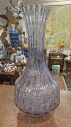 Paarse Stelvia glazen vaas uit Empoli Italië, Ophalen of Verzenden