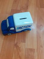 Spaarpot, Action vrachtauto., Ophalen of Verzenden, Nieuw, Steen, Aardewerk of Keramiek, Vervoermiddel