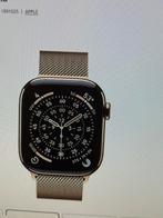 Zgan Apple wacht 10 titanium gold., Sieraden, Tassen en Uiterlijk, Smartwatches, Ophalen of Verzenden, GPS, Zo goed als nieuw