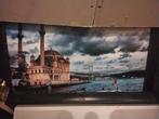 Istanbul Print met Moskee en Brug, Huis en Inrichting, Minder dan 50 cm, Ophalen of Verzenden, Minder dan 50 cm, Print