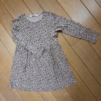 H&M jurk beige luipaard maat 110/116, Ophalen of Verzenden, H&M, Meisje, Jurk of Rok