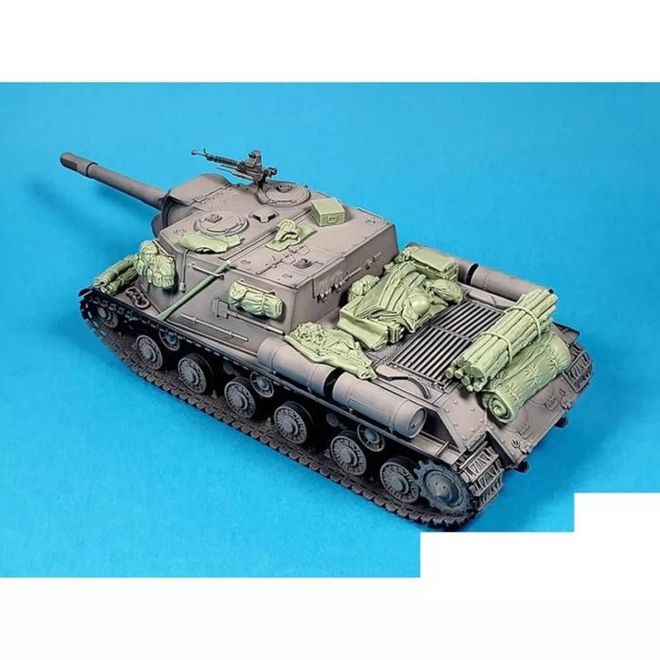 D-125,RESIN STOWAGE SET 1-35,ISU-152 accessories set, Hobby en Vrije tijd, Modelbouw | Auto's en Voertuigen, Nieuw, Overige typen