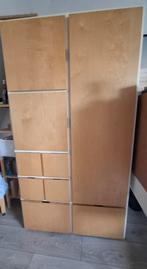 IKEA Visthus Kast - Beukenmotief - 122x59x216 cm, Huis en Inrichting, Kasten | Kledingkasten, Ophalen, 50 tot 75 cm, 100 tot 150 cm