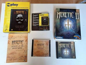 Heretic shadow en heretic 2 games in bigbox boekje Nederland beschikbaar voor biedingen