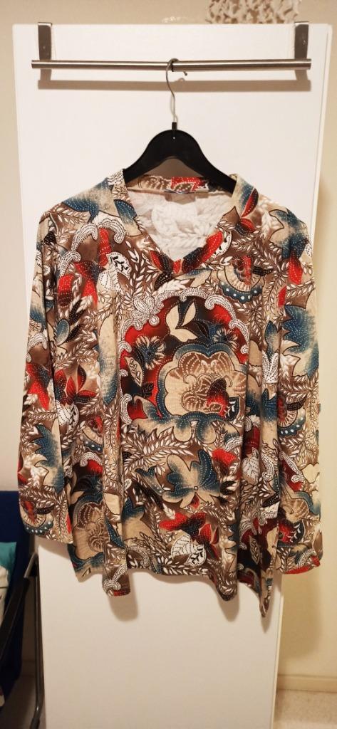 dames shirt maat 52, Kleding | Dames, Grote Maten, Zo goed als nieuw, Shirt of Top, Overige kleuren, Ophalen of Verzenden