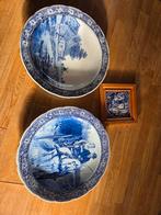 Delfts wandborden x2, Ophalen of Verzenden