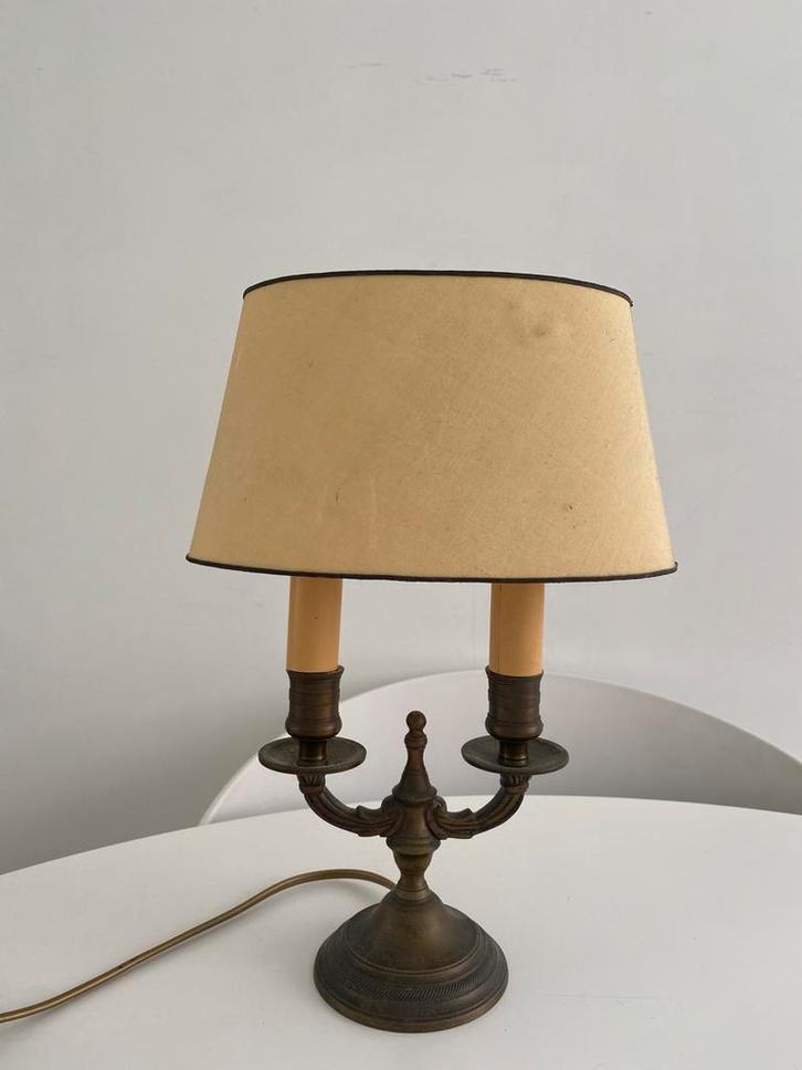 Antiek lampje, Huis en Inrichting, Lampen | Tafellampen, Zo goed als nieuw, Minder dan 50 cm, Ophalen of Verzenden
