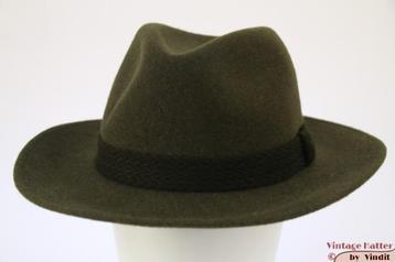 Gleufhoed Outdoor hoed Mayser groen wolvilt 61 = XL nieuw beschikbaar voor biedingen