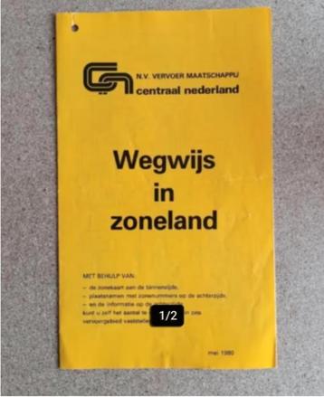 Wegwijs zoneland N.V. Vervooer Maatschappij Centraal NL 1980 beschikbaar voor biedingen