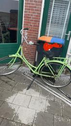 Groene oma fiets, Fietsen en Brommers, Fietsen | Dames | Omafietsen, Gebruikt, Ophalen of Verzenden