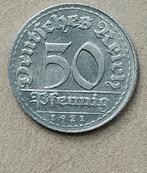 Duitsland, 50 pfennig 1921D, Ophalen of Verzenden, Duitsland, Losse munt