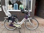Sparta Damesfiets met Bobike kinderstoelen, Ophalen, Sparta, Gebruikt, Versnellingen