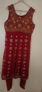Rode Saree, Ophalen of Verzenden, Zo goed als nieuw, Rood, Overige typen