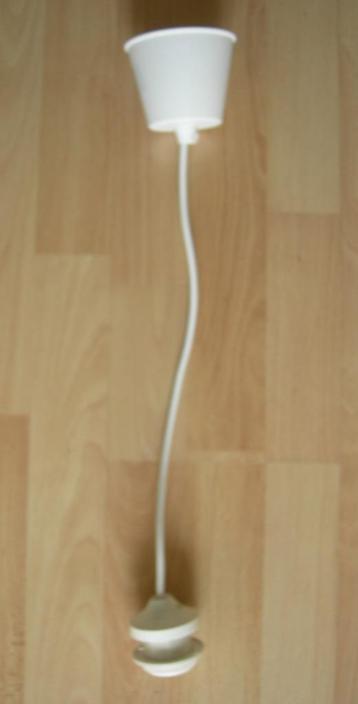 Hanglamp pendel met plafondkap en fitting, wit. Nieuw. beschikbaar voor biedingen