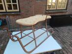 Antieke Trekslee met Houten Zitje, Antiek en Kunst, Ophalen