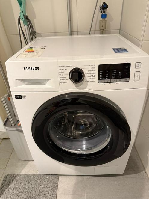 wasmachine: Samsung EcoBubble WW80TA049AE/EN, Witgoed en Apparatuur, Wasmachines, Zo goed als nieuw, Voorlader, 8 tot 10 kg, 85 tot 90 cm