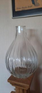 Antieke  optiek vaas,Leerdam helderglas., Ophalen of Verzenden