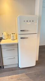 SMEG koelkast crème, Ophalen, Gebruikt, 200 liter of meer, 60 cm of meer