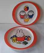 2 mepal kinderborden van Nijntje,Dick Bruna., Huis en Inrichting, Ophalen of Verzenden, Zo goed als nieuw