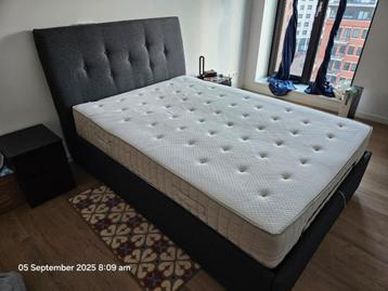 IKEA IDANÄS bed + VATNESTRÖM matras 140 200 (bed + mattress) beschikbaar voor biedingen