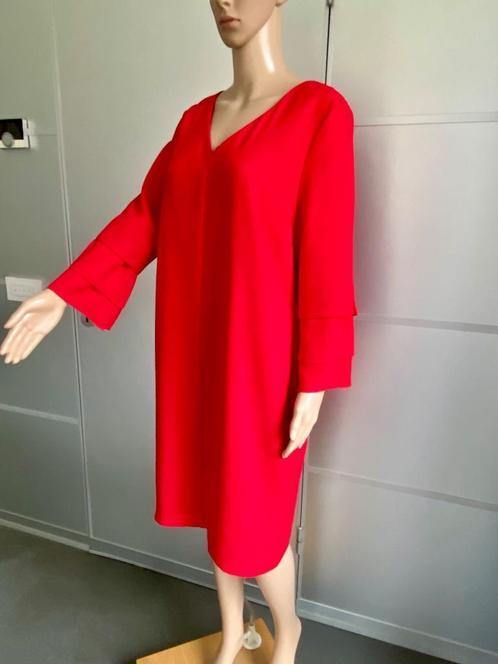H959 Nieuw: promiss maat 38=M jurk jurkje feest rood, Kleding | Dames, Jurken, Nieuw, Maat 38/40 (M), Rood, Knielengte, Ophalen of Verzenden