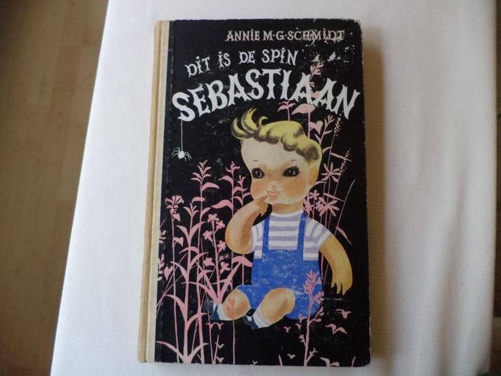 Annie M.G. Schmidt, Dit is de spin Sebastiaan, 1e druk, 1951, Boeken, Kinderboeken | Jeugd | onder 10 jaar, Gelezen, Fictie algemeen
