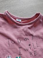 Shirt lange mouwen long sleeve maat 98 oudroze unicorn, Gebruikt, Zeeman., Meisje, Ophalen of Verzenden