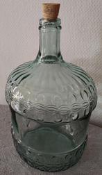Grote fles / vaas met kurk, Ophalen of Verzenden, Glas