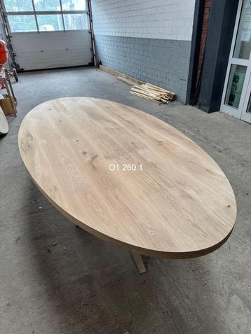 Ovale tafelbladen | Eiken | Eettafel | Tuin tafel beschikbaar voor biedingen