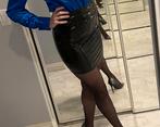 Luxe Latex Rok maat M, Kleding | Dames, Verzenden, Zo goed als nieuw, Zwart, Boven de knie