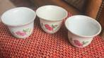3 oude kleine kommetjes -Gemerkt China, Ophalen of Verzenden, Gebruikt