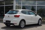 SEAT Ibiza 1.0 CARPLAY PDC STOELVERW. LED BLUETOOTH LM VELGE, Auto's, Voorwielaandrijving, Stof, Gebruikt, Zwart