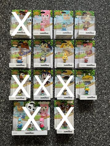 Verzameling Animal Crossing Amiibo's beschikbaar voor biedingen