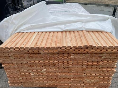 Douglas Rhombusprofielplank triple 2.1x14 x250/300 cm, Tuin en Terras, Schuttingen, Nieuw, Minder dan 3 meter, Ophalen